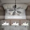 Multifunctional Wireless Ceiling Fan Light For Home Indoor Bedroom Living Room Use, Remote Controlled E27/E26/B2 Socket