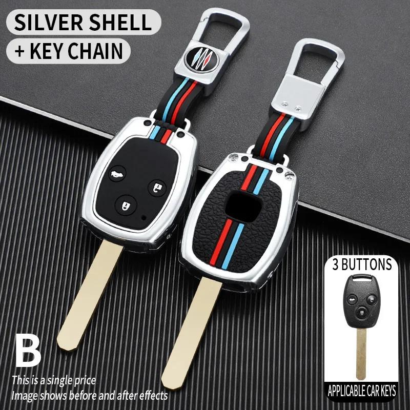 Interior Mouldings Car Remote Key Case Cover Shell For Honda Accord Civic CRV CR-V Pilot Insight Ridgeline Protector Fob Accesso