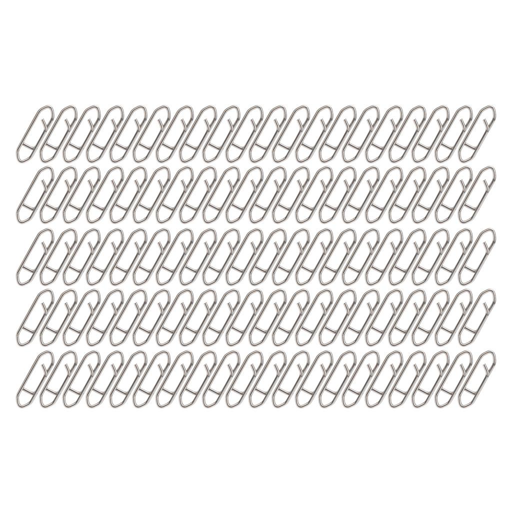 100 buc Clipsuri de Pescuit Putere Legătură Oțel Inoxidabil Schimbare Rapidă Clipuri de Viteză Conector L