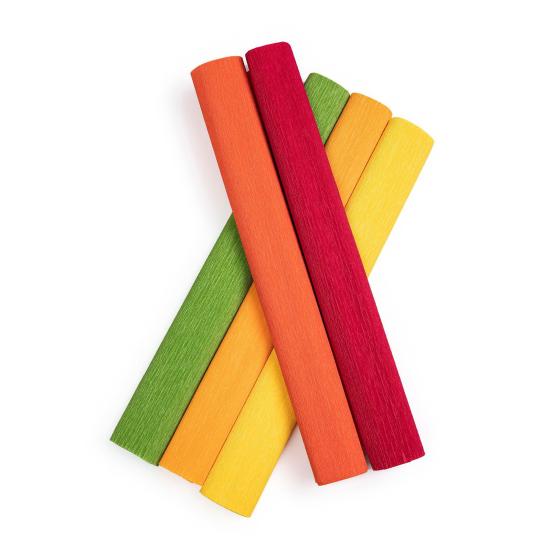 Krepppapier, lebendige Farben, verdicktes Bastelpapier, lichtbeständig, DIY-Papierblumen für Kunstprojekte, Dekorationen