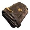 Tory Burch Willa Logo Zip Pocket Leather Crossbody Shoulder Bag Mini Women bags Black 150074-001