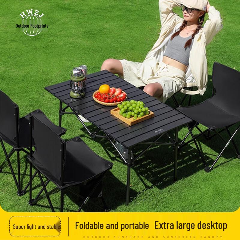 Portable Camping Chair with Backrest