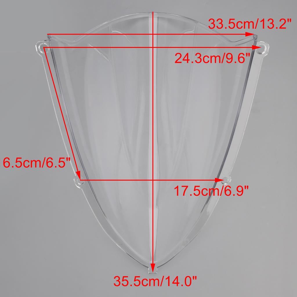 Windshield WindScreen Fit for Aprilia RS457 2024-2025 Clear