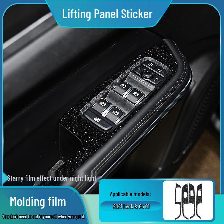 Sternenhimmel-Folie für Lynk&Co 01 Innenraum, Beschädigungsfreie Ersatzlösung für Modifikation: Modelle 02, Flammpunkt 05, Matt 06 Aufkleber.