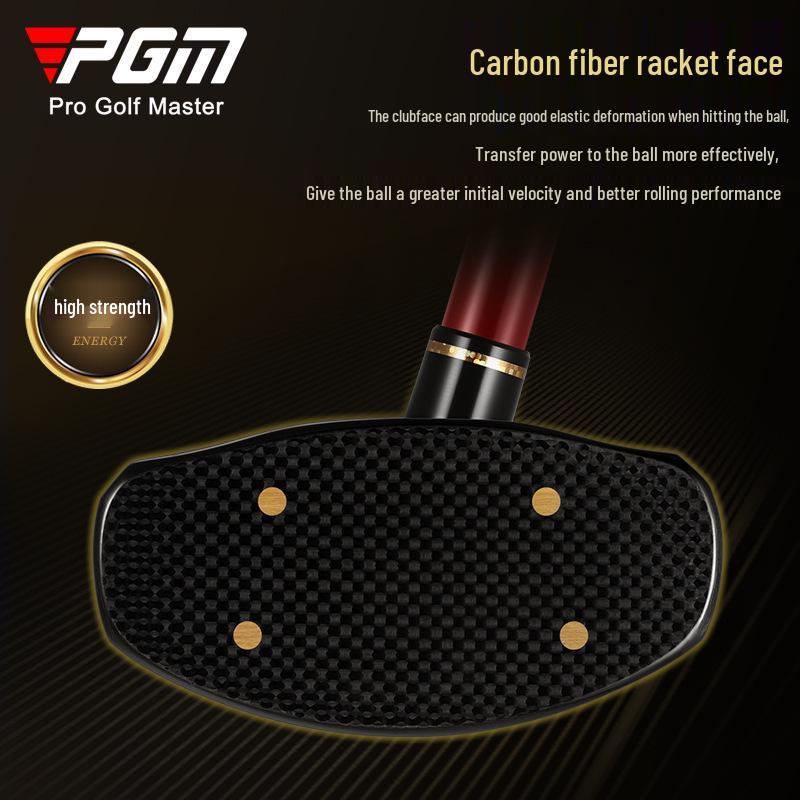 PGM Park Golf Club Single Stick Putter for Men & Women - Maple Wood, Low Center of Gravity, Original Wood Head, with Gun Case