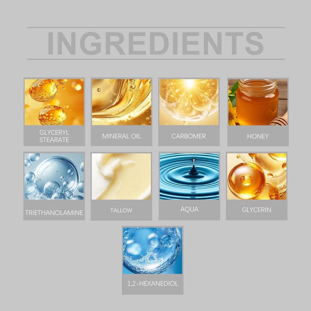 WoodSleep Honig Sheabutter Feuchtigkeitscreme Nährt tiefenwirksam und schließt Feuchtigkeit ein für tägliche Komfortpflege Hydratisiert trockene Haut 120g