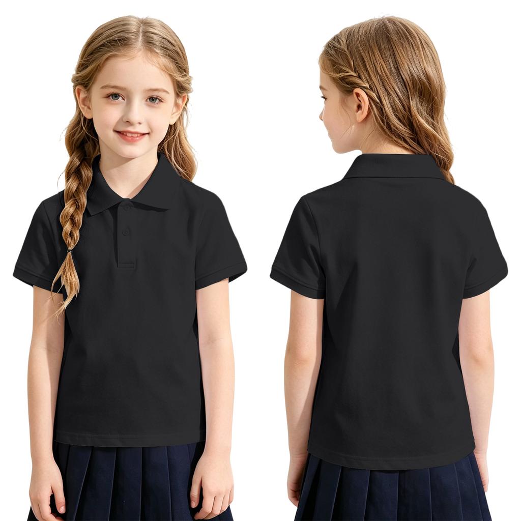 Kids Quick Dry Shirt for School Class Uniform