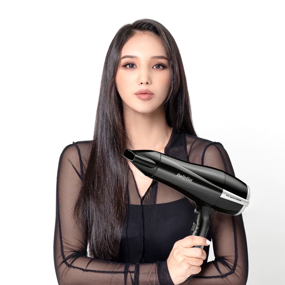 2000W Pro Speed Professional Hair Dryer Black D105K