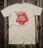 Vtg Style Goth Tee T Shirt Victorian Tattoo Catholic Mary Immaculate Heart