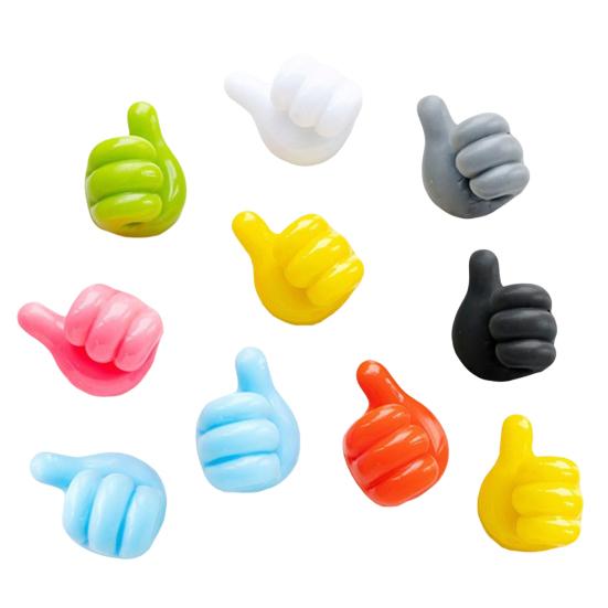 

10 шт. Самоклеящийся органайзер для кабелей Крючок-палец Настенный крючок Силиконовый держатель для зубных щеток Держатель для ключей Крючки для полотенец Хранение проводов Настенный декор разноцветный