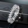 Ladies Luxury Zircon/Glass Rings, Ring Accessories Birthday Gifts Party Jewelry