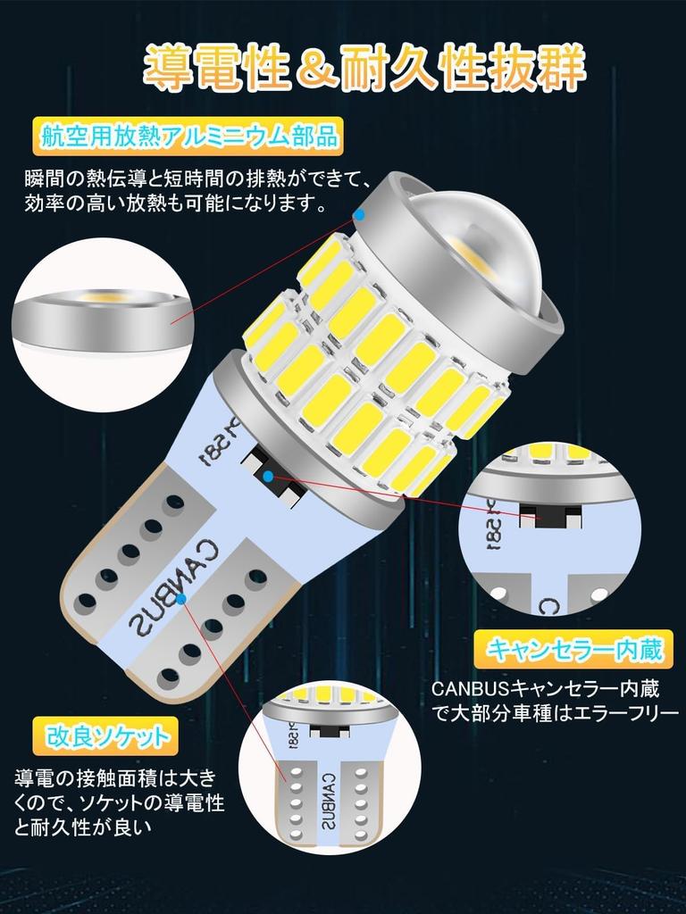LTONXEN 2024 Latest T10 LED White Super Explosive Position Lamp