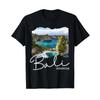 Bali Souvenir Indonesia T Shirt Vintage Unisex Casual Versatile Streetwear Top For Everyday Wear Slightly Stretched
