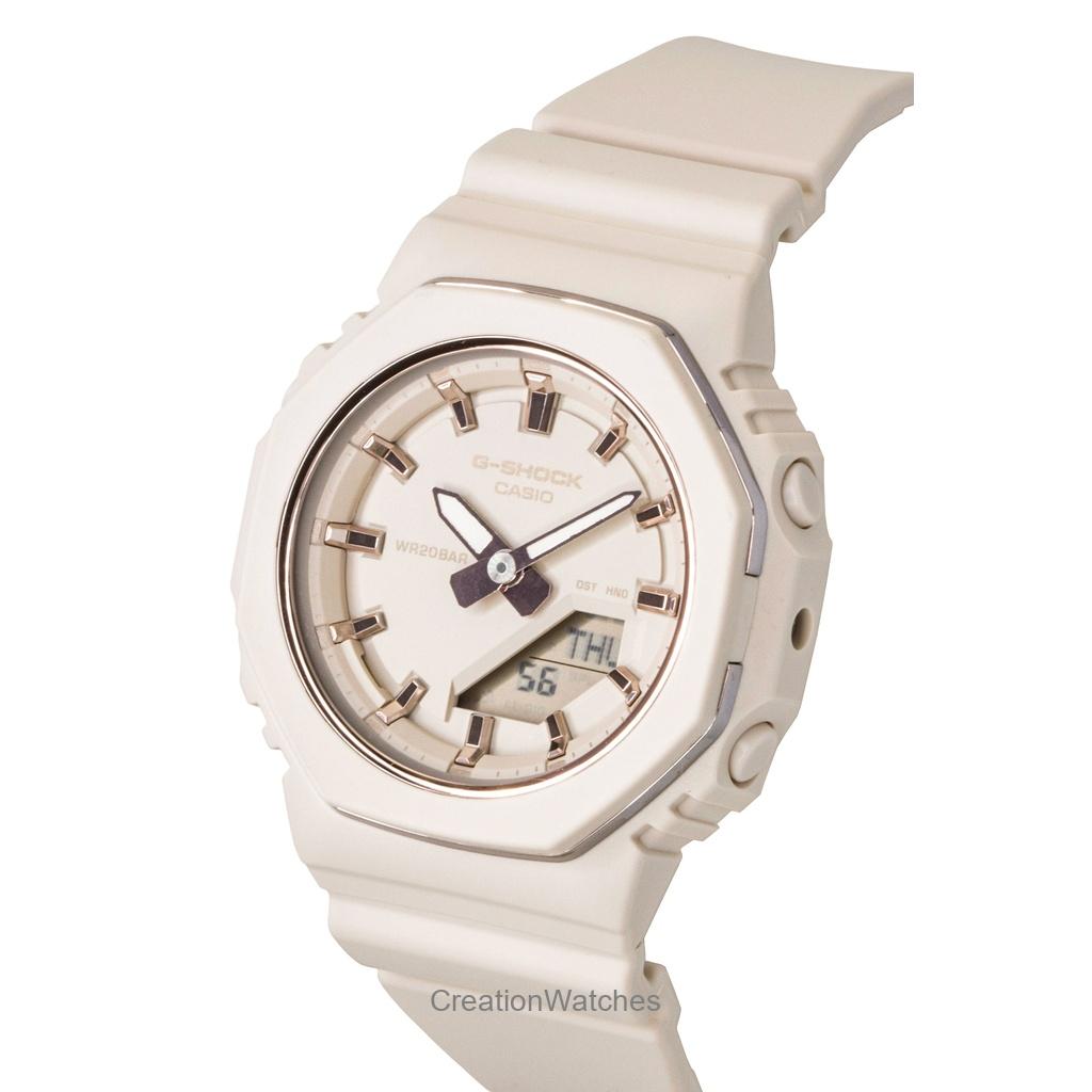 Casio G-Shock Analog Digital Bio-Based Resin Strap Beige Dial Quartz GMA-P2110-4A 200M Women's Watch