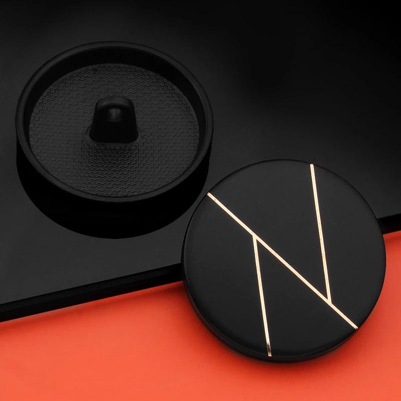 10Pcs Black Geometric Line Metal Buttons, 3 Sizes 15/23/28mm, Sewing Buttons for Coats & Blazers DIY, Durable Shank Buttons.