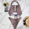Summer Beach Women Leopard Print Ladies Swimsuit Bikini
