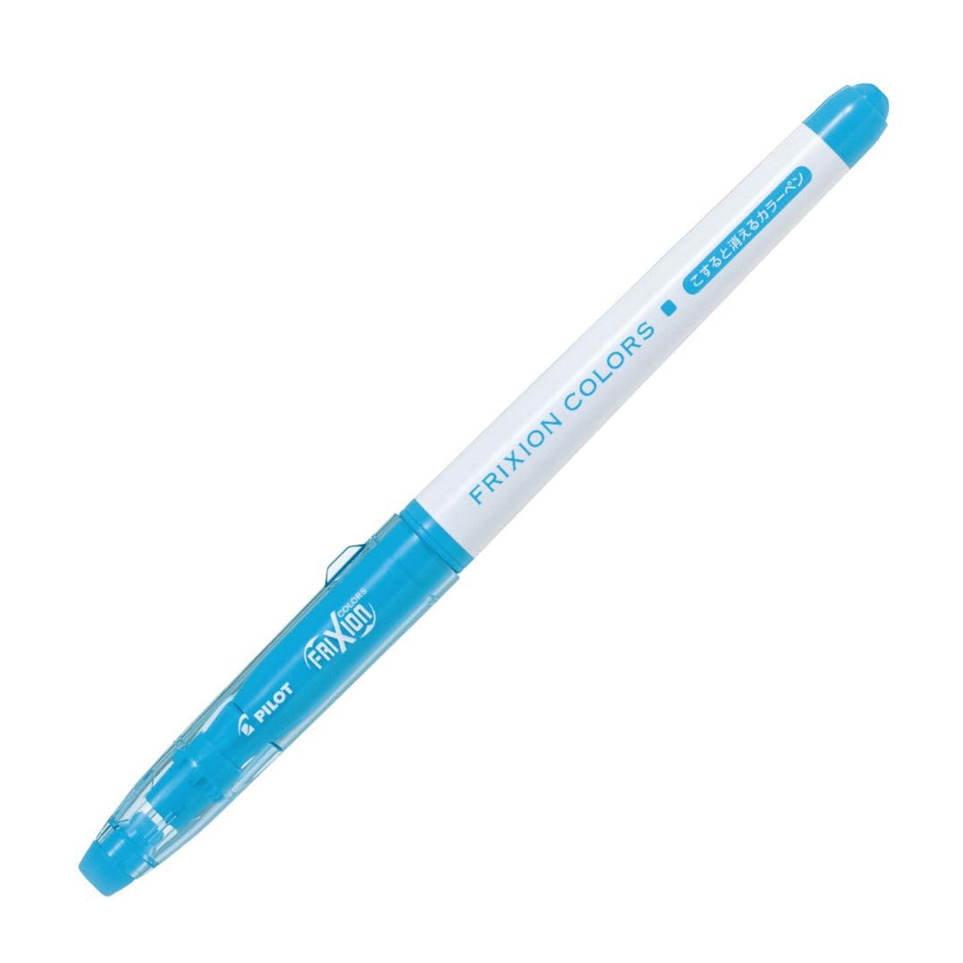 Pilot FriXion Colors Erasable Color Light SFC100M10LB Pens, Blue, 10-Pack,