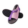 Wish Flat-bottomed Buckle Round Head Cuff Women's Large-size Sandals