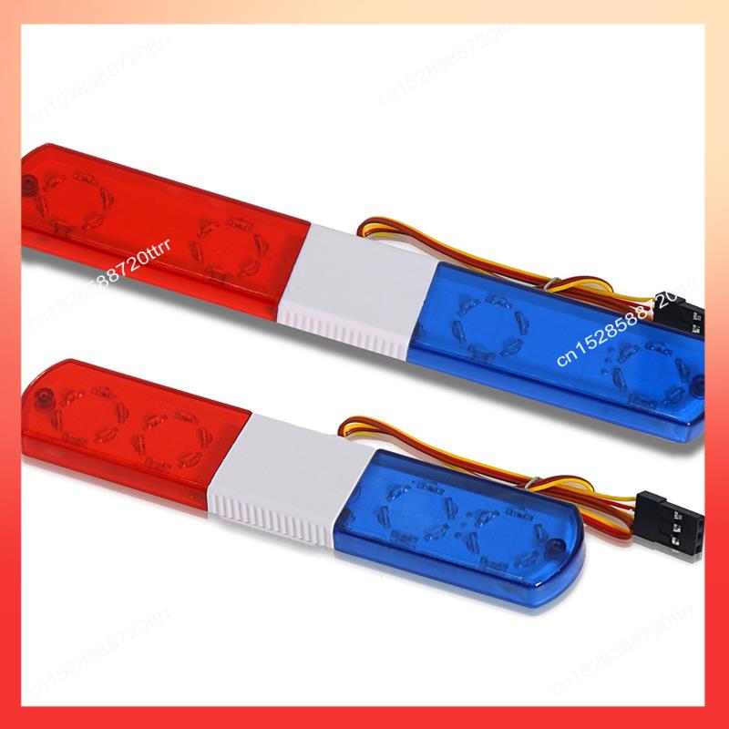 ABNR Flash Alarm Lamp LED Police Car Bright Light For 1/10 RC D12 HSP, Traxs Axial Car Upgrade Parts