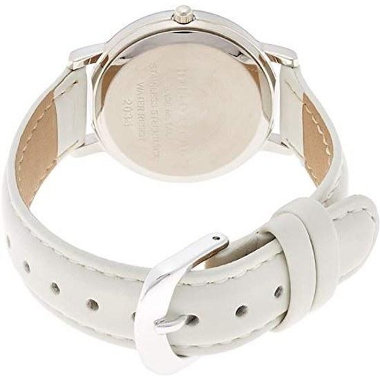Citizen QQ wristwatch analog Hello Kitty waterproof leather strap HK15-001 ladies white