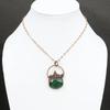 Faceted Zambian Emerald Pendant Copper Pendant Gemstone Pendant Handmade Jewelry Beautiful Copper Jewelry Special Occasion Gift Boho Pendant