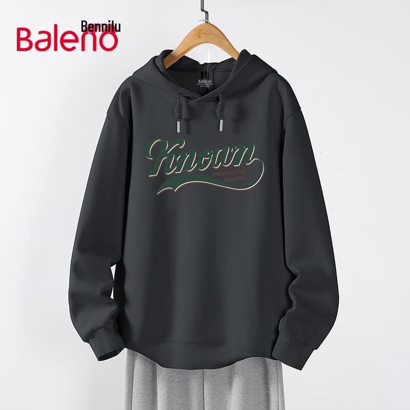 

Baleno Men s Heavyweight American Print Hooded Sweatshirt 4XL