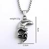 Men's Retro Stainless Steel Skull Pendant Necklace