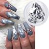 Manicure Women Ultra-thin DIY Decor Gold Silver Foil Nail Art Stickers for Party