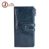 JOGUJOS Women's Genuine Leather Long Wallet and Card Holder