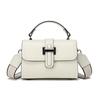 Genuine Cowhide Top Handle Bag for Women Simple Fashion Envelope Style Luxury Designer Small Crossbody Shoulder Bag