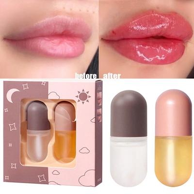 1 sada plné pery plumper olej hydratačný regeneračný krém na redukciu linky na tenké pery kozmetika Sexy lip Plump Enhancer Makeup