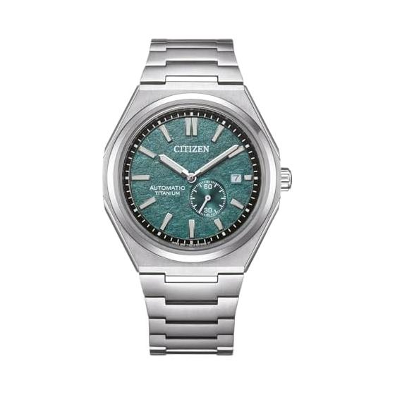 

Citizen NJ0180-80X Automatic Men s Watch Titanium 10 Bar Analog Date Silver, Bracelet, Bracelet