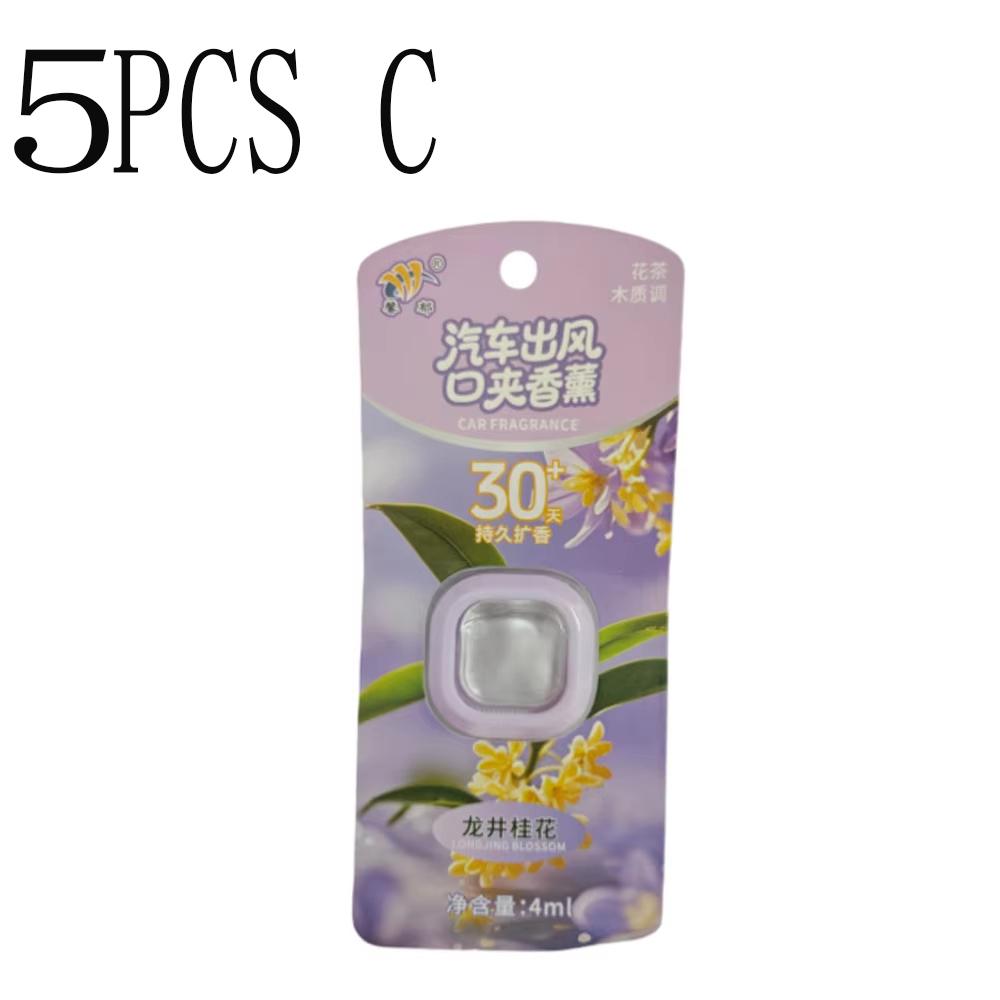 1pc Car Aromatherapy Breathable Film Air Conditioning Vent Clip Long-Lasting Odor Removal Inside The Cars Decorative Accessories