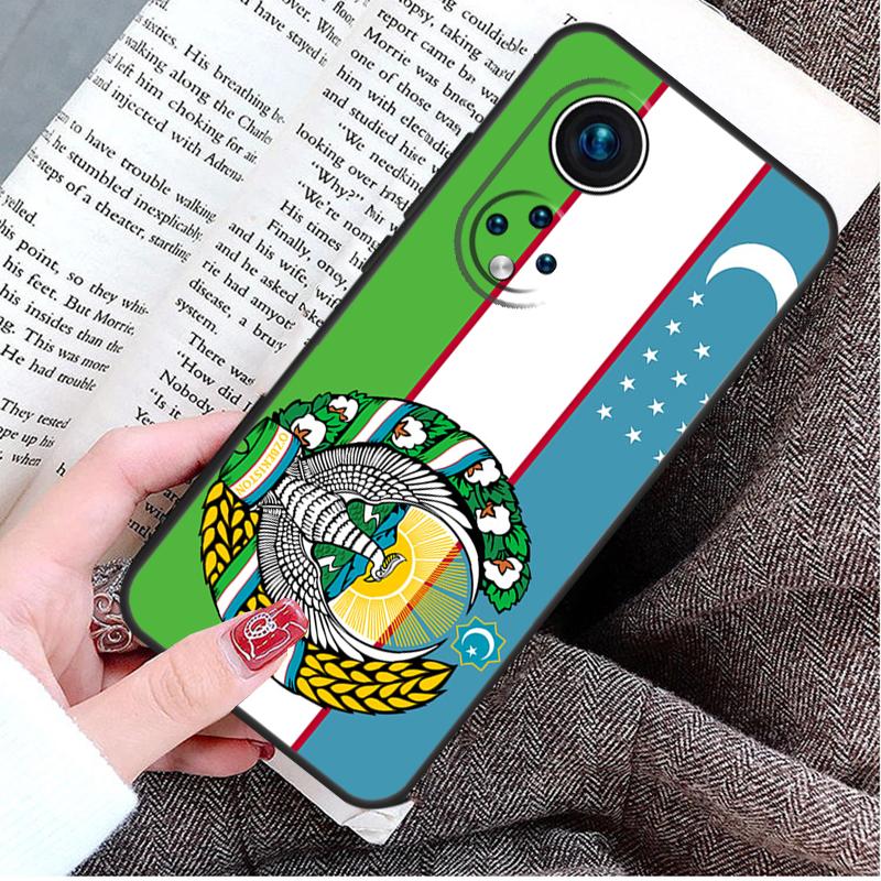 

Чехол с флагом и гербом Узбекистана для Honor Magic 8 Pro 5 6 7 Lite Honor 400 200 50 70 90 X9d X9c X9b X9a X8b Win RT Чехол Honor Magic7 Pro