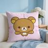 Cute Cartoon Anime RRilakkuma Cushion Cover Square Pillow Bedroom Sofa Leisure Comfort Living Room Home Decoration X