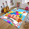 Custom Flim Flim Mat Personalized Name, Polyester Washable Indoor Entryway Rug, Gift for Christmas, Easter, Thanksgiving Day