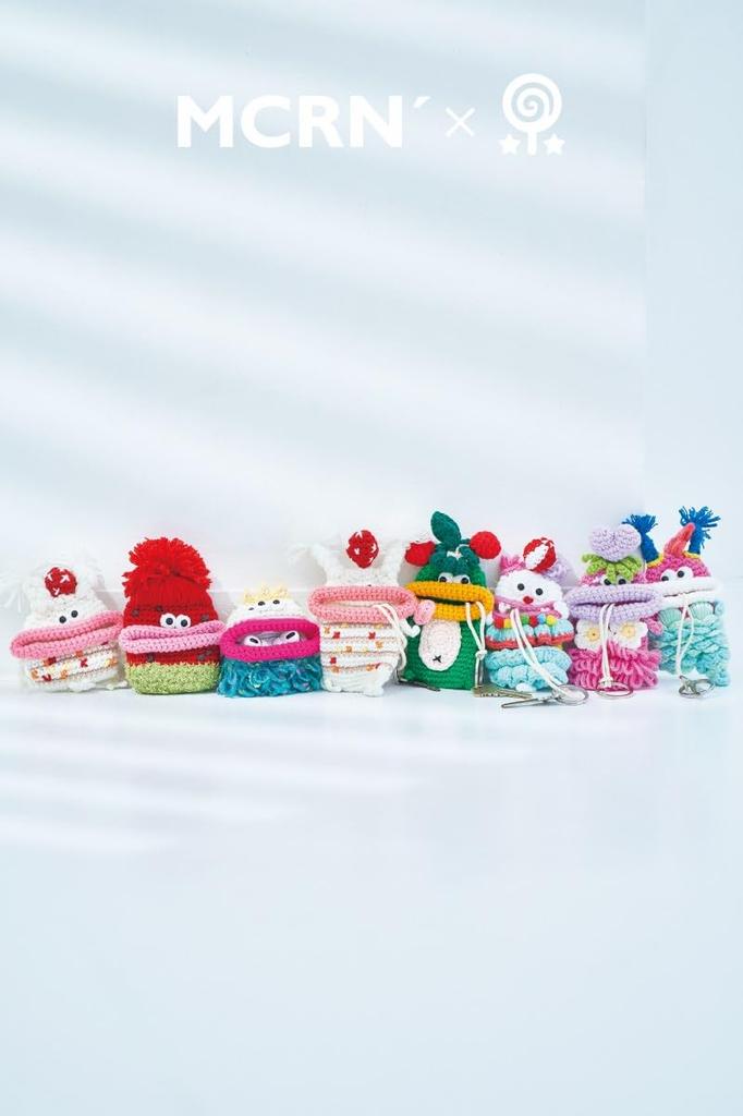 macaroni edge yarn mascot AirPods Pro collaboration with Haruka handmade storage Korean goods [macaroni edge] Case, Kurebayashi, case, (Princess)