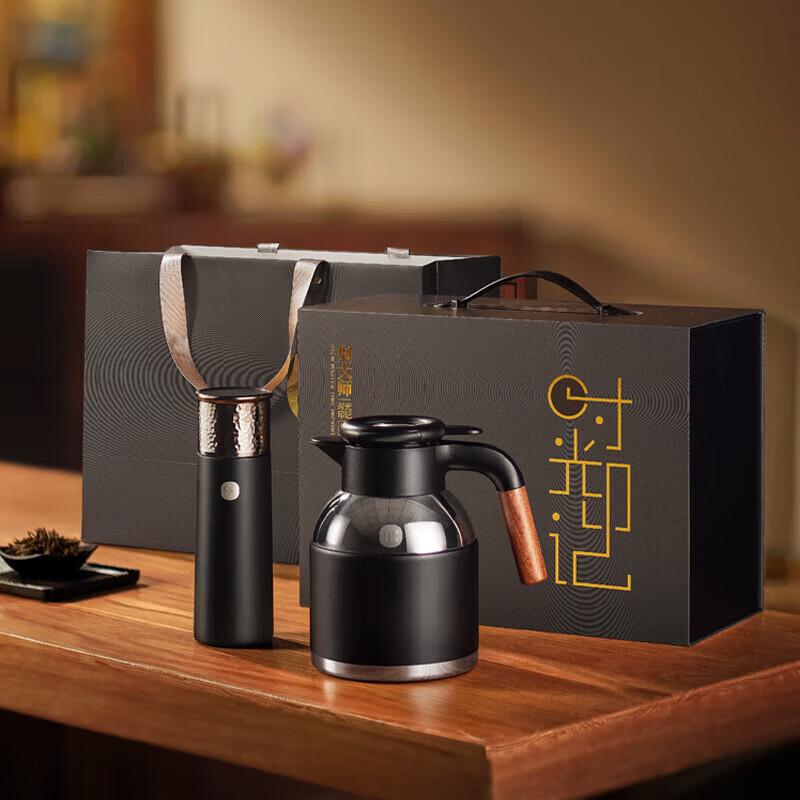 Mendashi Time Imprint Platinum Business Thermos Set