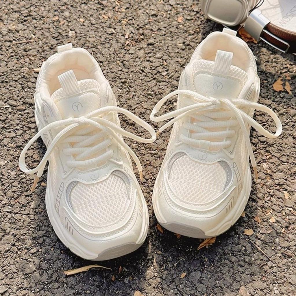 Daddy shoes women's breathable mesh 2025 new spring and summer fashion white shoes casual sports women's shoes explosion