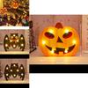 Colorful Halloween Decoration Led Lights Lantern With Bat Skull Pumpkin And Spider Designs