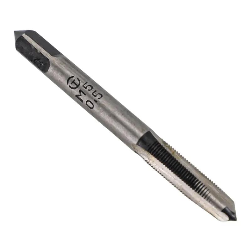 2PCS M5x0.5 Alloy Steel Taper/Bottom Thread Taps Straight Fluted Screw Thread Hand Tap Drill Right Hand Thread Metric Tap
