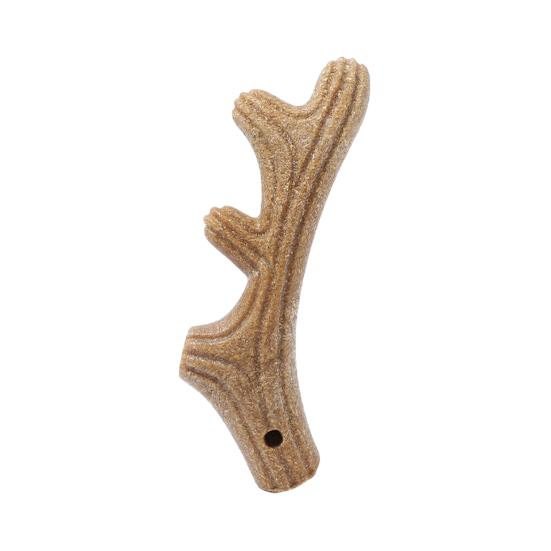 Deer Horn Dog Chew Toy Bite Resistant Antler Molar Stick Interactive Toy Small Medium Large Breed Dogs Teething Grinding Cleaning Toy S