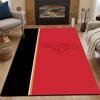 Red Eagle Graphic Rug Design Patterned Carpet, Non Slip Mat Suitable for Living Room and Bedroom Sofas