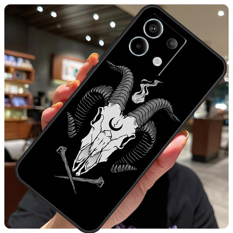 Ram Skull Skeleton Horror Case For Xiaomi Redmi Note 12 9 10 11 13 14 15 Pro Plus Cover For Redmi 13C 12C 10C 14C 15 C