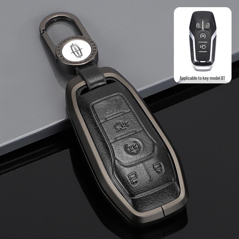 High-End Protective Key Case for 2014-2017 Lincoln MKC, MKZ, MKX Models - Unisex Design