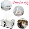 5D DIY Tissue Case Diamond Mosaic Square Tissue Box Kit Handmade Art Napkin Dispenser for Home Office Car Decor Supplies