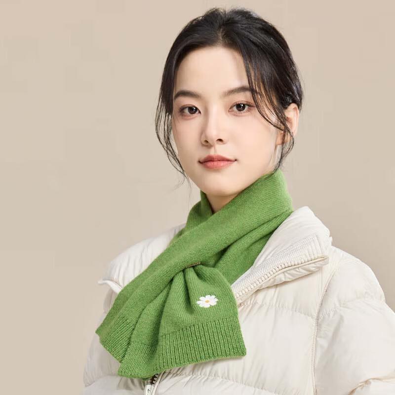 

JIUMU Women s Thick Knitted Wool Scarf One Size