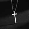 Men's and Women's Simple Fashion Cross Necklace - Long-lasting, Versatile Pendant Chain