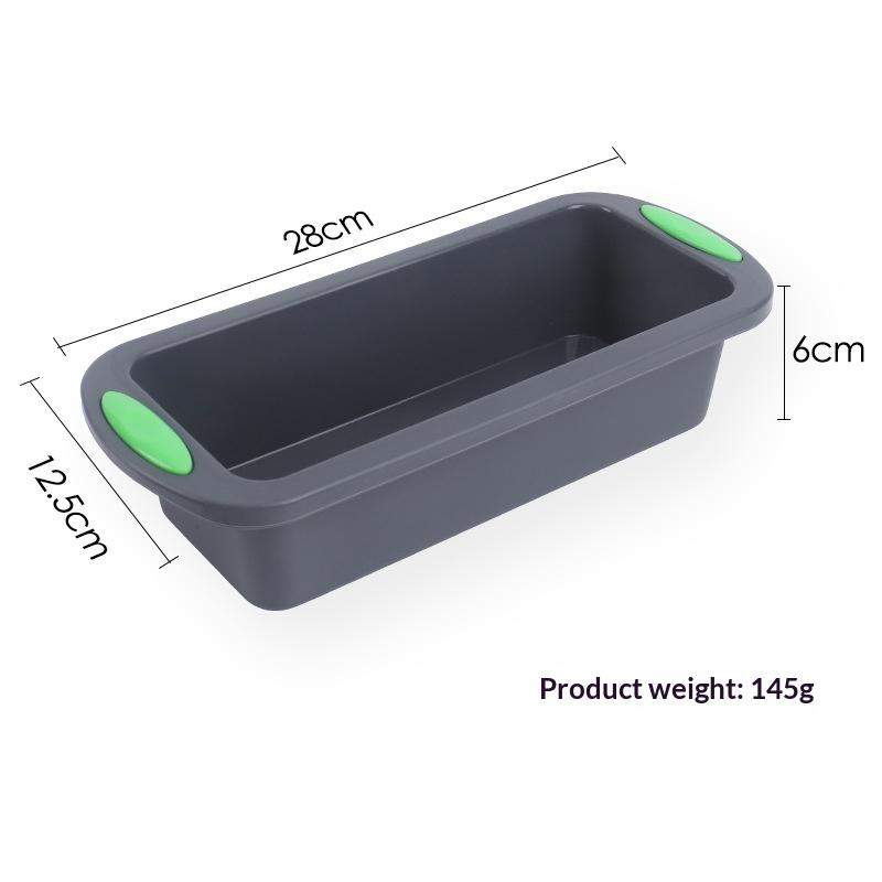 Silicone Kitchen Baking Tray Nonstick Rectangular Pan Flexible Bread Cake Muffin Mold Versatile Bakeware for Home Oven Use