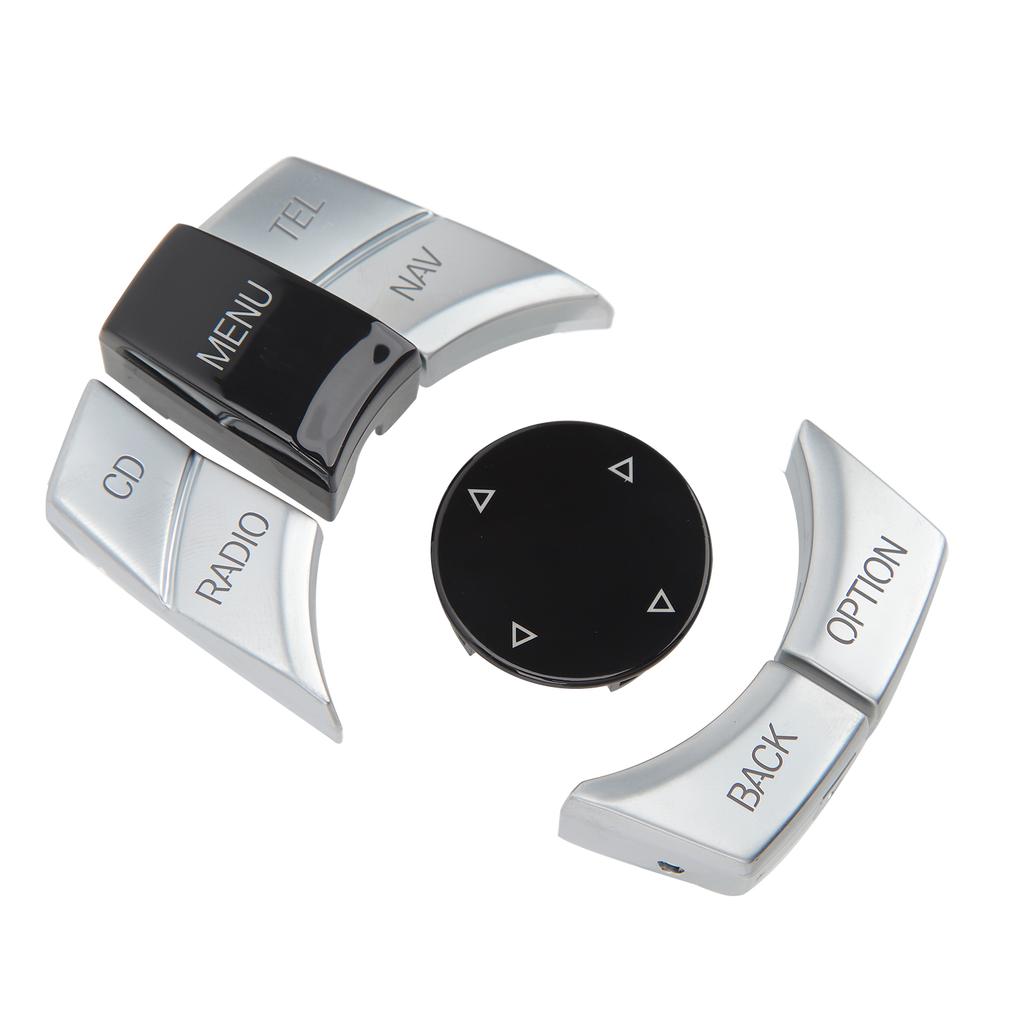 Center Console Multimedia Control Button Knob High Hardness Multimedia Button Cover Trim Durable Colorfast for E84 E70